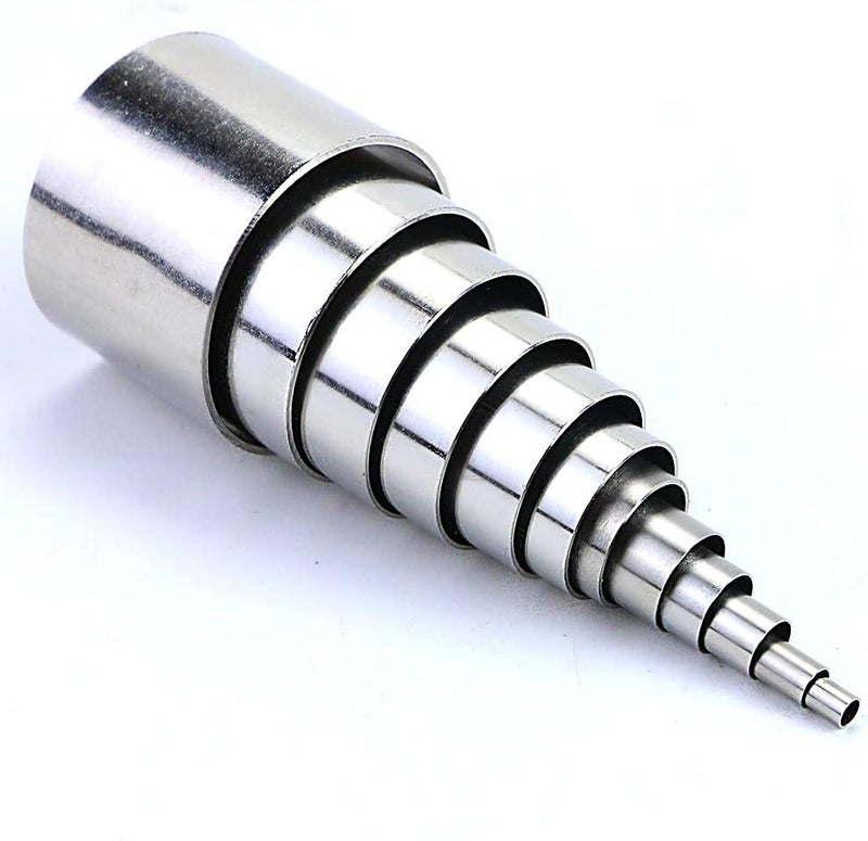 Fireboomoon 12 PCS Hole Hollow Punch Cutter Set with Storage Case,Stainless Steel Round Circle Ring Clay Cutters Ceramics Dotting Baking Indentation Mold Tools for Polymer Clay Pottery Handmade Craft - Image 3